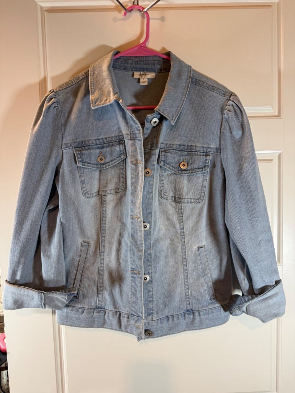 Style & Co Women's Denim Jacket Size L